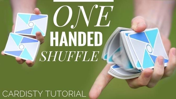 CARDISTRY TUTORIAL // ONE HANDED SHUFFLE