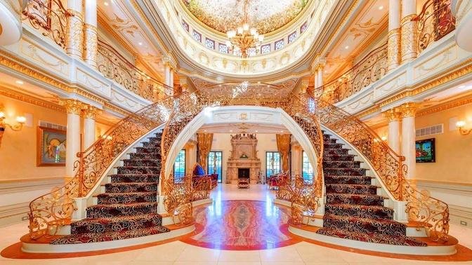 Inside a European Inspired Mega Mansion in New Jersey