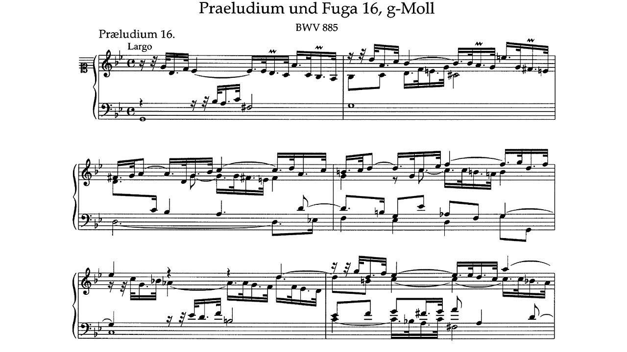 JS Bach: Prelude and Fugue in G minor BWV 885- Robert Riefling, 1959 - Metronome MCLP 85015