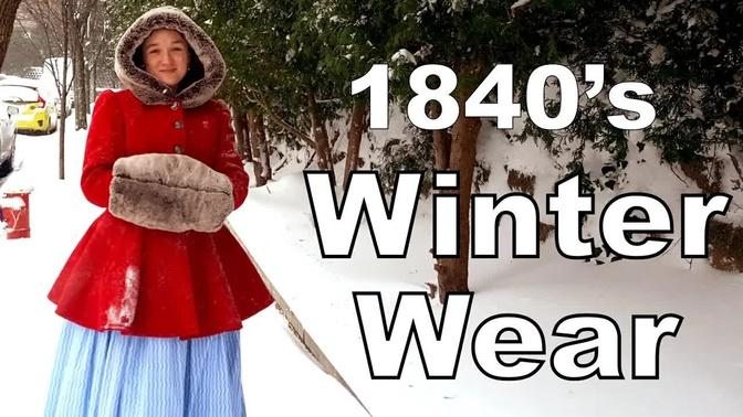 A Cozy 1840’s Snow Day Get Dressed With Me!