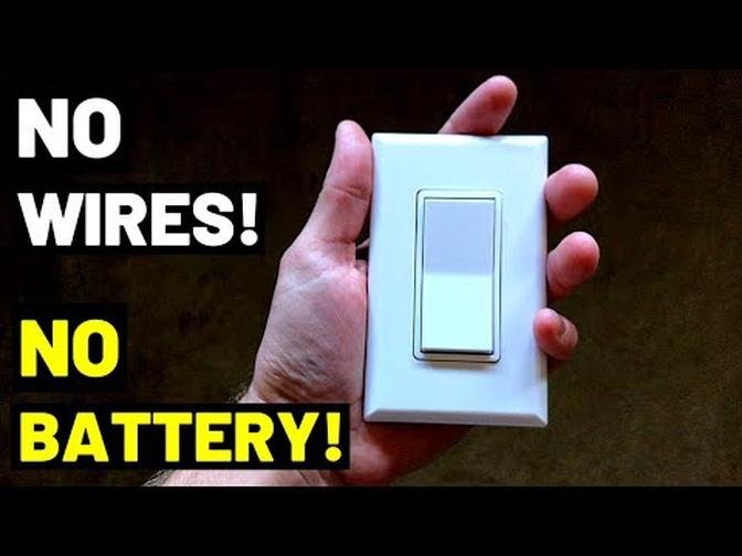  THIS LIGHT SWITCH HAS NO WIRES / BATTERY! See How It Works...(Smart Lighting Setup--PROS + CONS) 