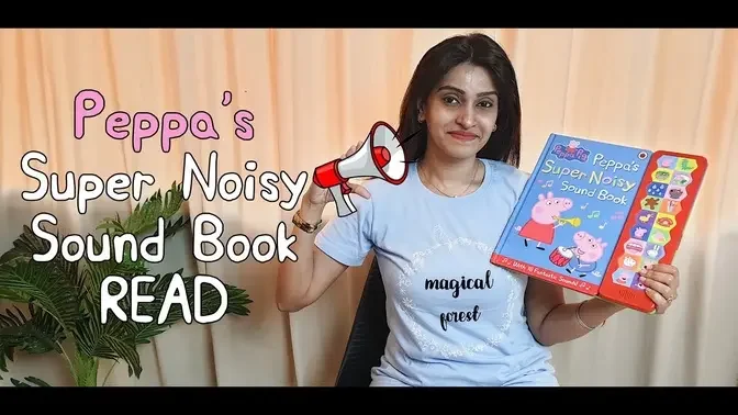 Sound Book Read | Peppa Pig Peppa's Super Noisy Sound Book | Bowtie and Lipsticks