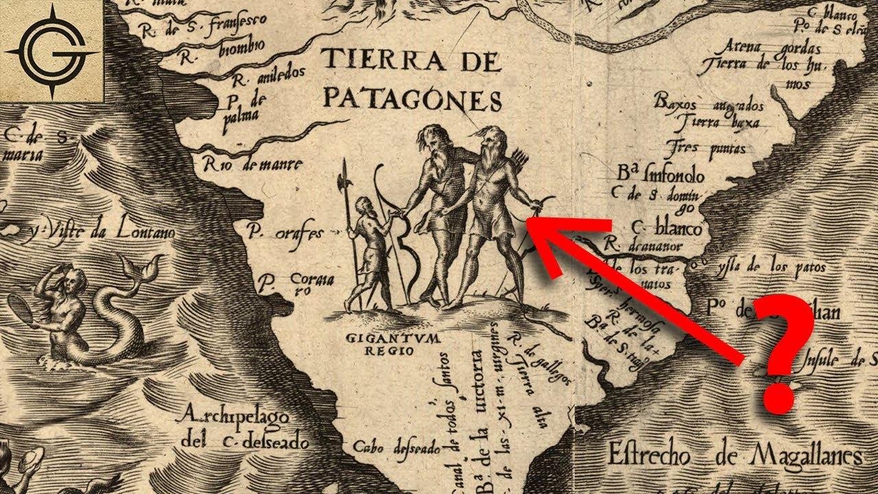 Why are there Giants in South America on Old Maps?
