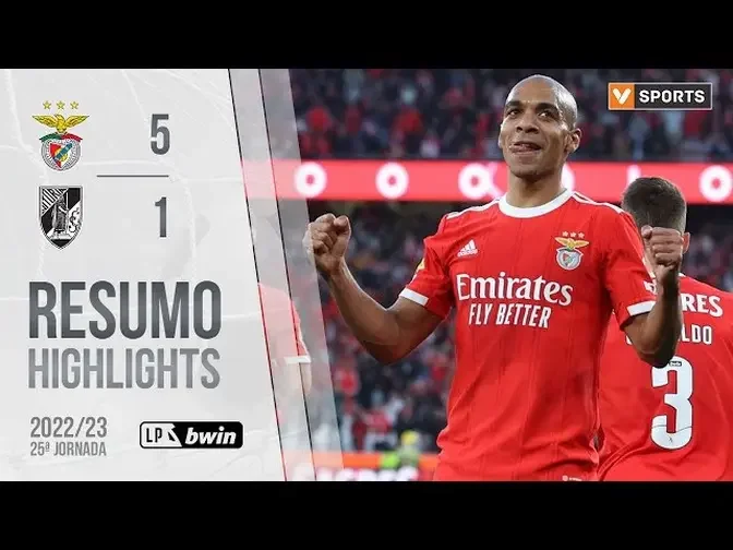 Highlights | Resumo: Benfica 5-1 Vitória SC (Liga 22/23 #25)