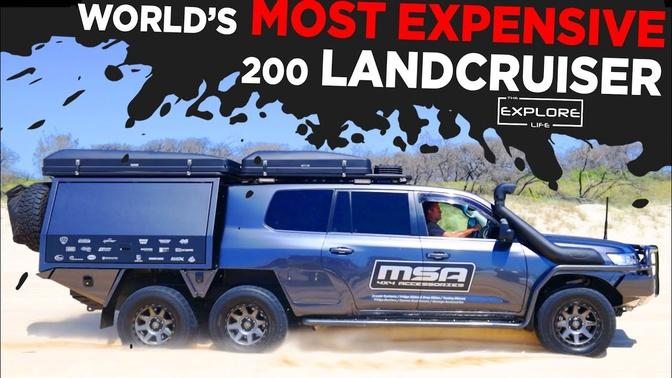 IS THIS AUSTRALIA'S ULTIMATE FAMILY TOURER!? 6X6 CHOPPED 200 SERIES|| EXPLORE RIGS EP6