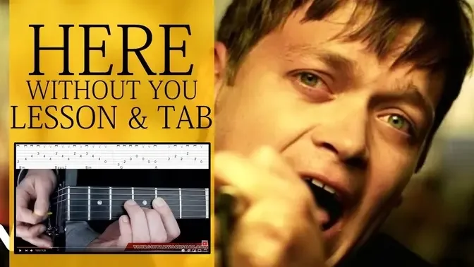 How To Play Here Without You Guitar Lesson & TAB - 3 Doors Down