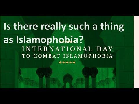 Is islamophobia actually a thing, or is it just a nonsense, made-up word, signifying nothing?