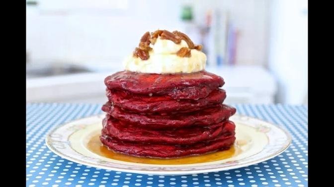 Red Velvet Pancakes - Gemma's Bigger Bolder Baking Ep 10