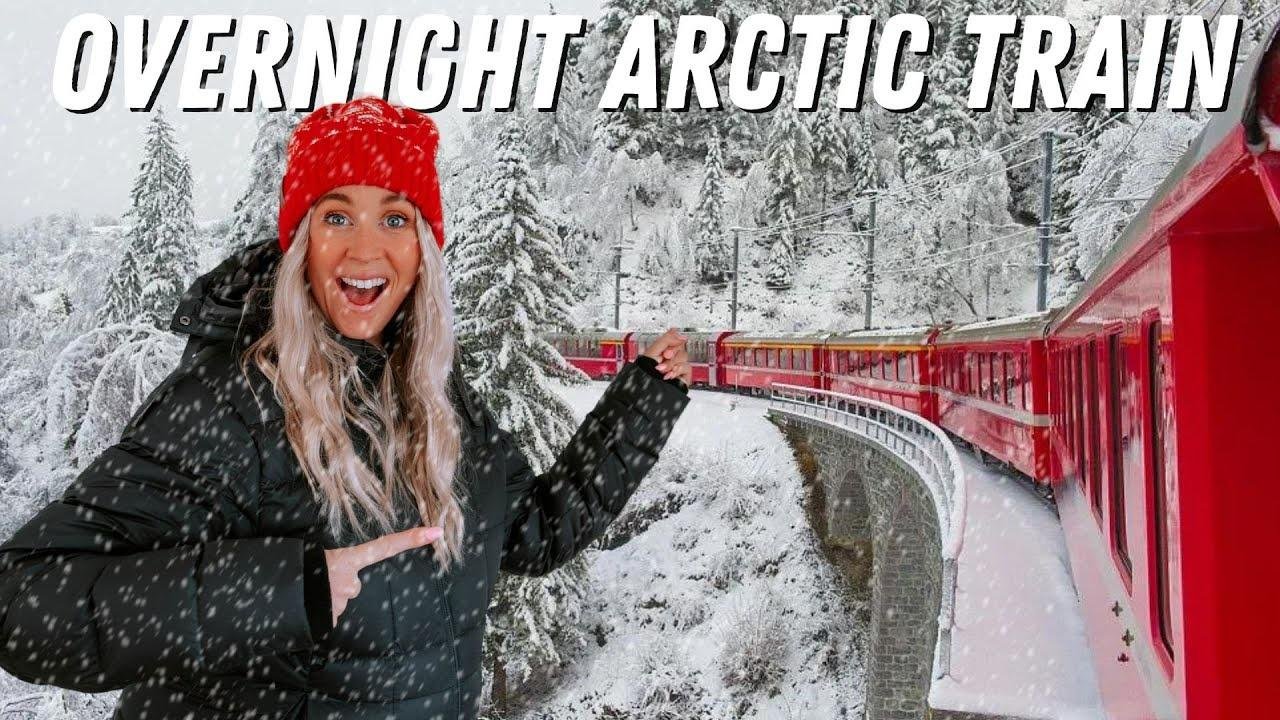 We Slept Overnight on the Arctic Circle Sleeper Train (The Lapland Santa Claus Express)