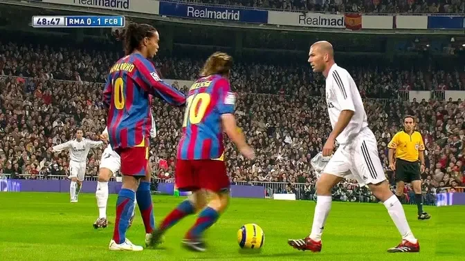 Ronaldinho & Messi Masterclass in El Classico 2005