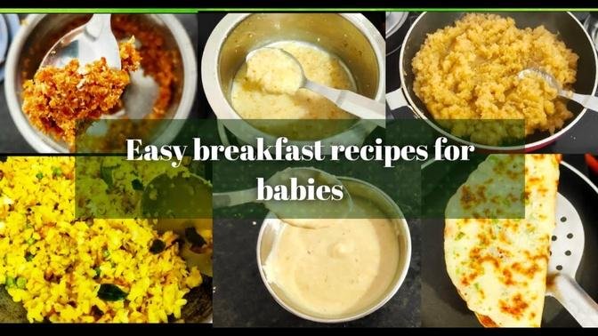 Easy breakfast recipes for 12-18 months babies part-1/ 1 year old baby food recipes