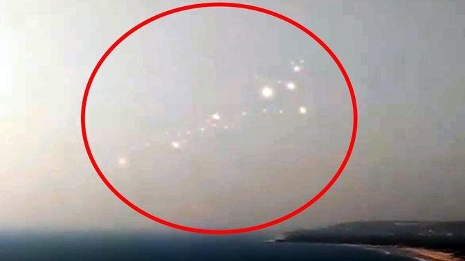 A fleet of UFOs!! Unexplainable UFO Video of 15th September 2020