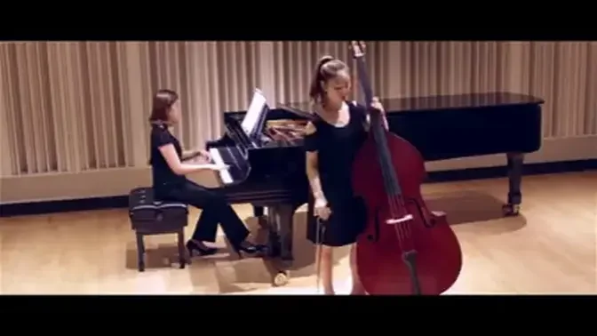 Gliere - Tarantella (Mikyung Sung double bass, Eloise Kim piano)