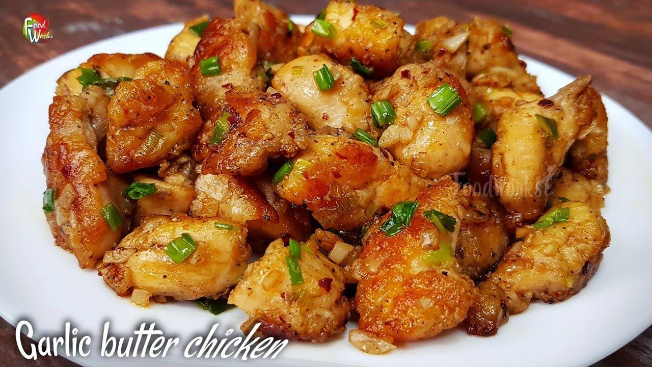 Butter Garlic chicken recipe | Easy &quick chicken breast recipe | Garlic chicken recipe | Foodworks