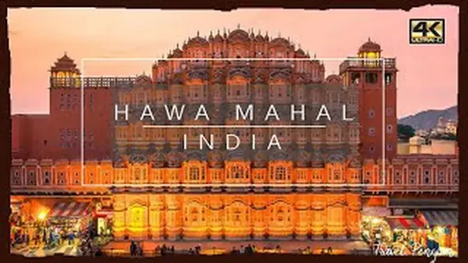 HAWA MAHAL "Palace of Wind" - Jaipur ● India 【4K】 Cinematic [2020]