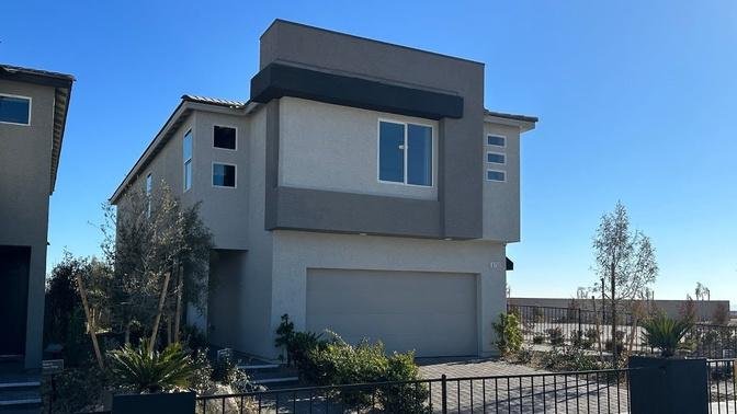 Talus by KB Homes - Modern Homes For Sale Northwest Las Vegas, Kyle Canyon - 2469 House Tour $416k+.