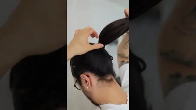How To Tie Your Hair Into A Bun