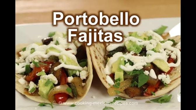 Easy Vegan Recipe | Portobello Fajitas | Rockin Robin Cooks