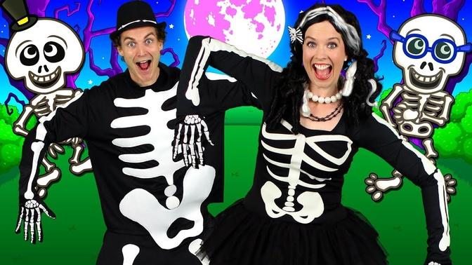 The Skeleton Dance - Kids Halloween Song | Halloween Songs for Children