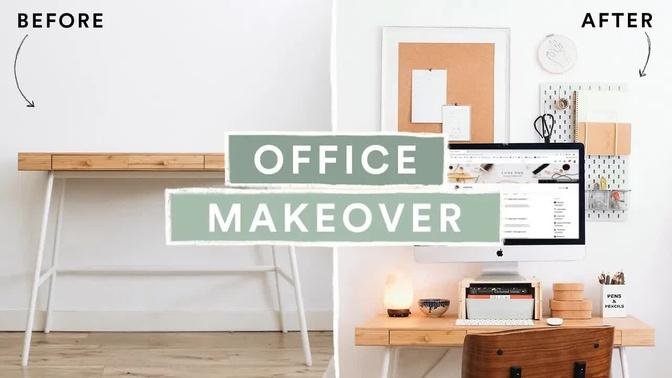 DIY Home Office / Desk Makeover - Super Affordable + Aesthetic // Lone Fox
