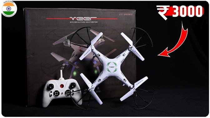 The Best Rc Drone for Beginners - Unboxing Free Veer Rc Drone Under rs3000