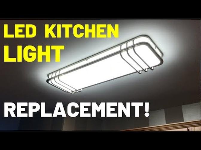 LED Ceiling Light Replacement -- FULL INSTALL!