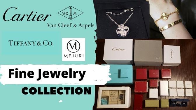 Fine Jewelry Collection_ Cartier, Van Cleef and Arpels, Mejuri, TIffany & Co., & Costco Diamonds.