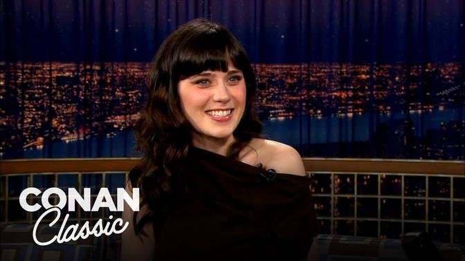 Zooey Deschanel Only Saw "Elf" Once | Late Night with Conan O’Brien