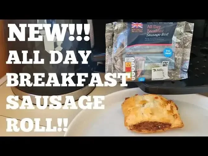 New ALDI ALL DAY BREAKFAST SAUSAGE ROLL review