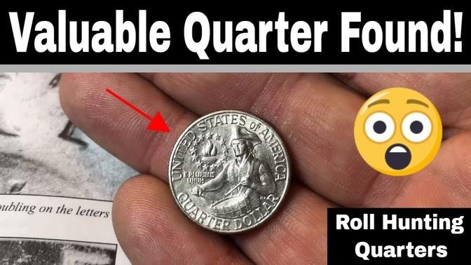 Valuable and Rare Quarter Found Roll Hunting Quarters!