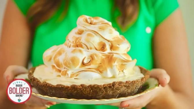 No-Bake Lemon Meringue Cheesecake | Bigger Bolder Baking