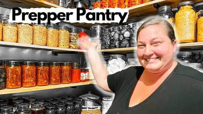 Organizing My Prepper Pantry | & Easy Air Fryer Dinner | Vlog