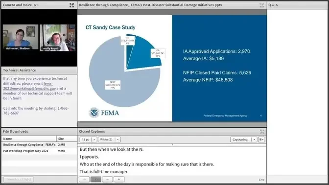 33: Resilience through Compliance: FEMA’s Post-Disaster Substantial Damage Initiatives