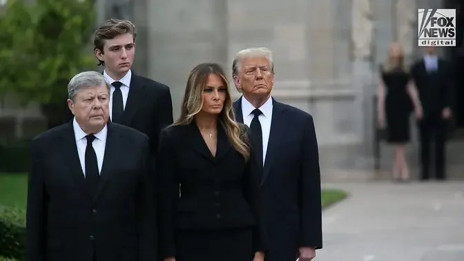 Melania Trump gives emotional tribute to late mother at Palm Beach funeral