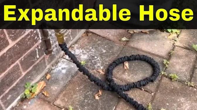 Expandable Hose Demonstration Of It Getting Longer And Shorter-Quick Explanation