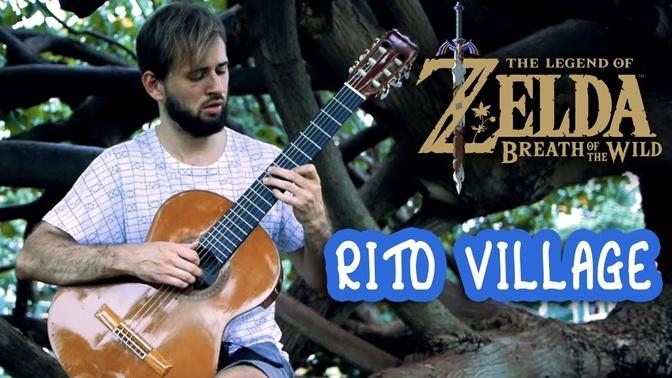 Zelda Breath of the Wild Guitar Cover - Rito Village