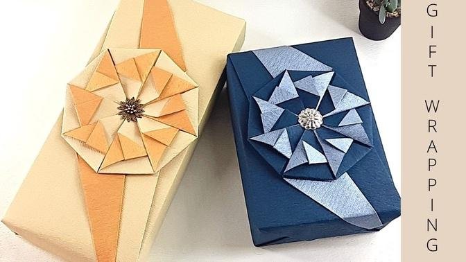 WRAPPING PRESENTS | GIFT PACKING + (ORNAMENT) PAPER FLOWER CRAFT DECORATION | I.Sasaki Original