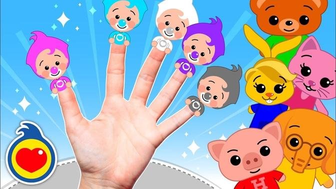 The Finger Family Song (Sing Along Mix) ♫ Nursery Rhymes & Kids Songs ♫ Plim Plim