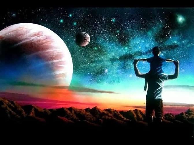 The best view comes after the hardest climb . Spray Paint Art . by