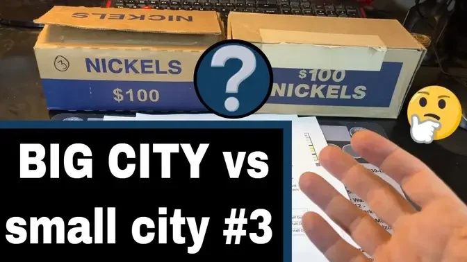 Does City Size Matter For Coin Hunting Nickels - Box 3