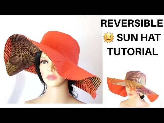 Sun Hat _ How to make a Sun Hat _ Sun hat for women_ Beginners project