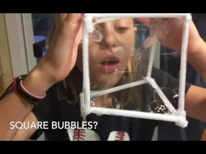 Square Bubbles Experiment (How to make Square bubbles)