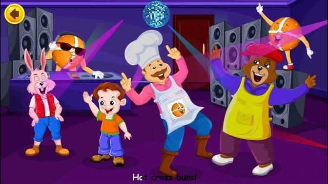 Hot Cross Buns _ Nursery Rhymes and Kids Songs _ Children Rhymes from BooBoo