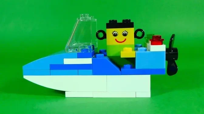 How To Build Lego Speedboat 4630 Lego® Build And Play Box Building Instructions