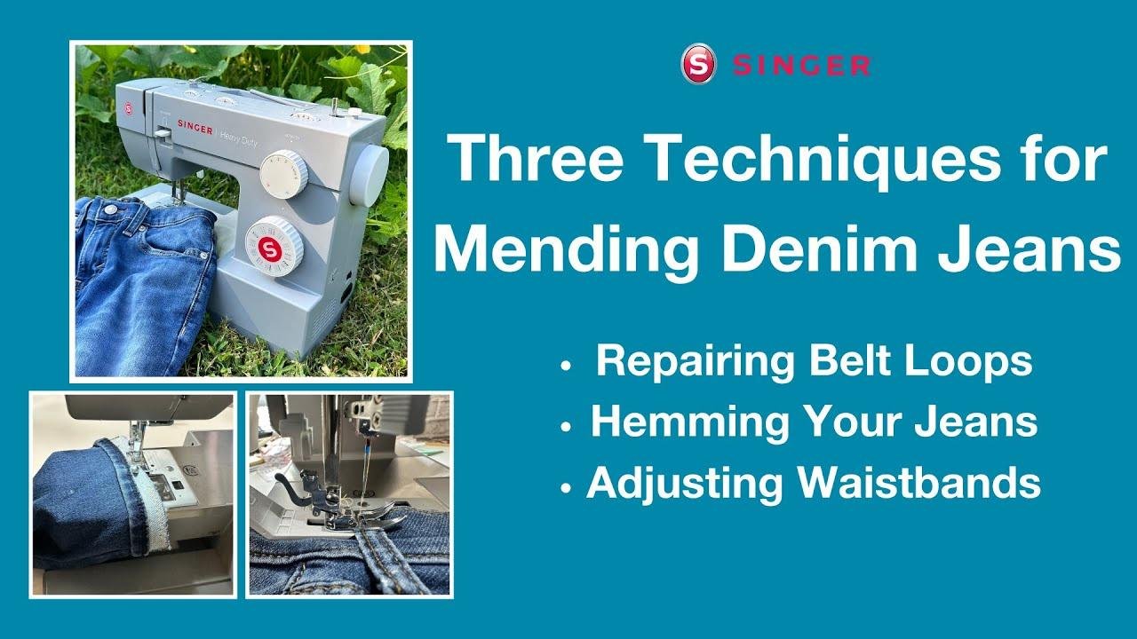 Three Techniques for Mending Denim Jeans