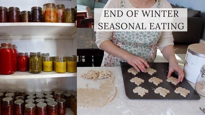 End of Winter Kitchen _ Seasonal Eating Without a Root Cellar.