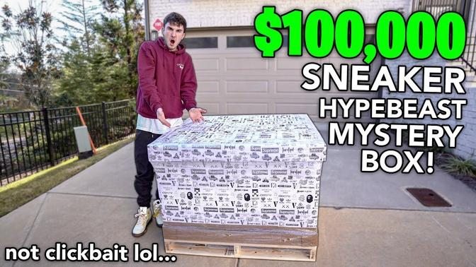 Unboxing The First Ever $100,000 Hypebeast Mystery Box...