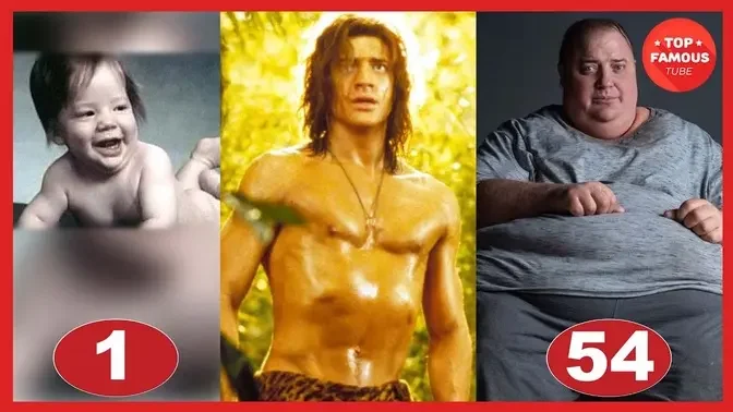 Brendan Fraser Transformation ⭐ From 1 To 75 Years Old