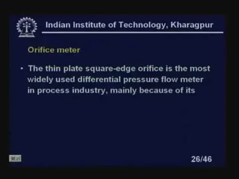 Lecture - 12 Flowmeter - I