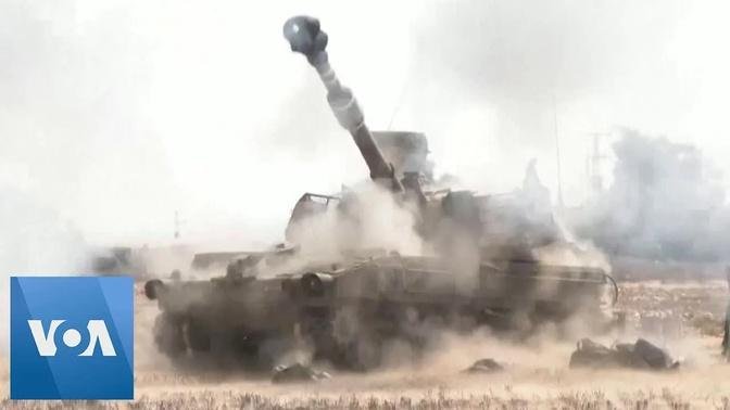 Israeli Artillery Fire into Gaza